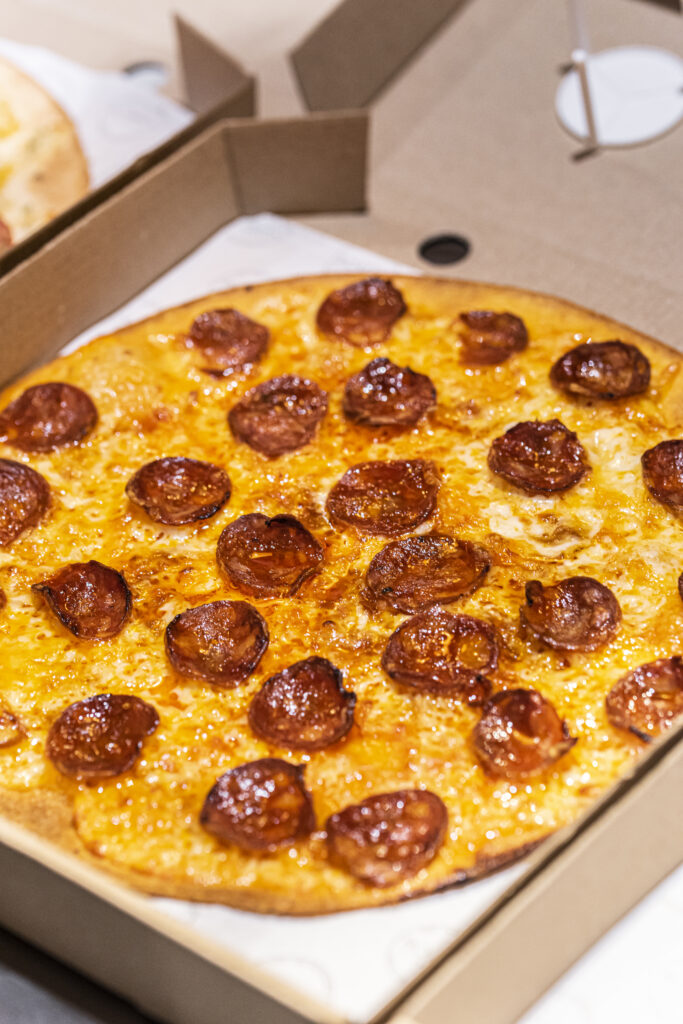 pizza deliciosa de peperonni